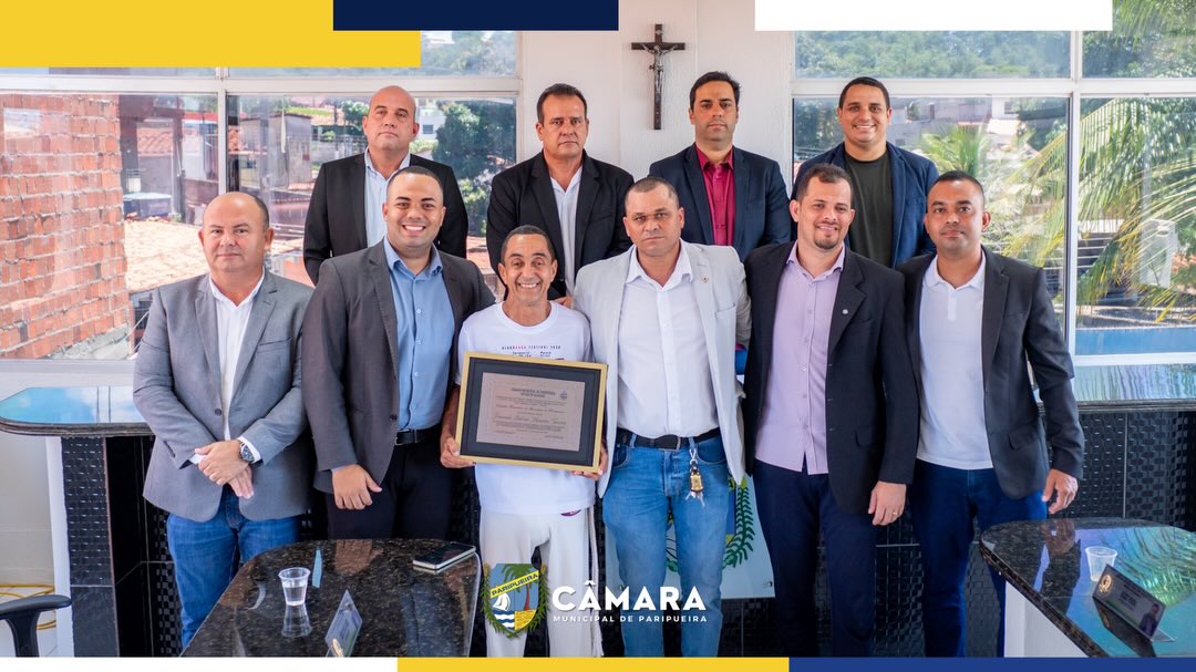 Câmara entrega do Título de Cidadão Honorário do Município ao Mestre Ventania.