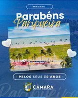 PARABÉNS PARIPUEIRA